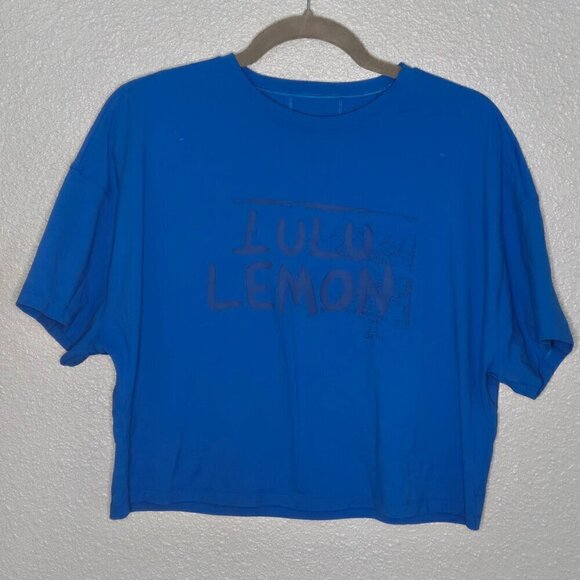 Lululemon Abrasion-Resistant Training T-Shirt *Ed Curtis - 8/10 Poolside Blue - Picture 3 of 5